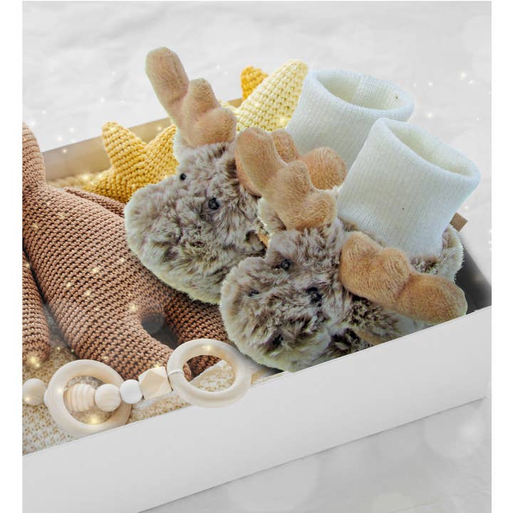 Cota Global - Wholesale Stuffed/Plush Toy - Kids & Baby - Super Soft Plush Baby Shoes - Moose4