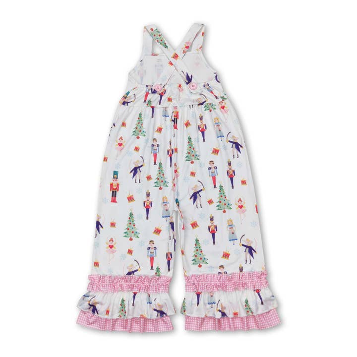 Yawoo Garments - Wholesale Overalls - Kids - Straps ballet king Christmas tree kids girls overalls