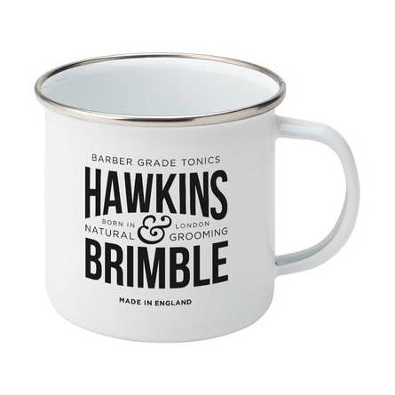Enamel Shaving Mug 11oz for wholesale by Hawkins & Brimble