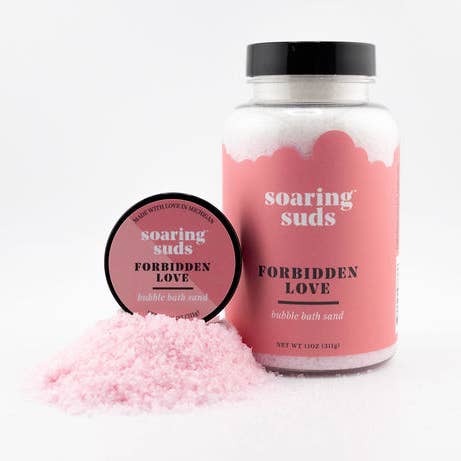 Forbidden Love Bath Sand for wholesale by Soaring Suds Soap Co., LLC