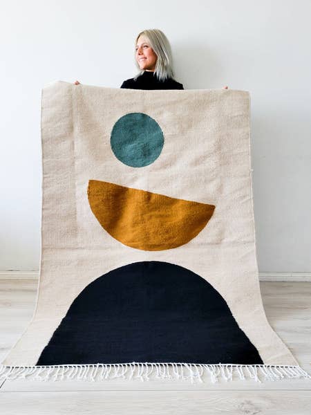 Linda Boho Handwoven Runner & Area Rug Kilim for wholesale by Mumo Toronto Inc