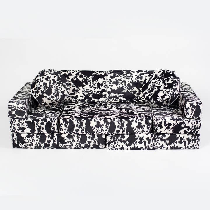 American Farm Company – Engroshandel Stol - Børn – Western ko-print børn 14-delt skumsofa1