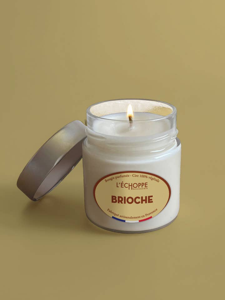 Brioche - Scented candle 180g for wholesale by L'Échoppe Buissonnière