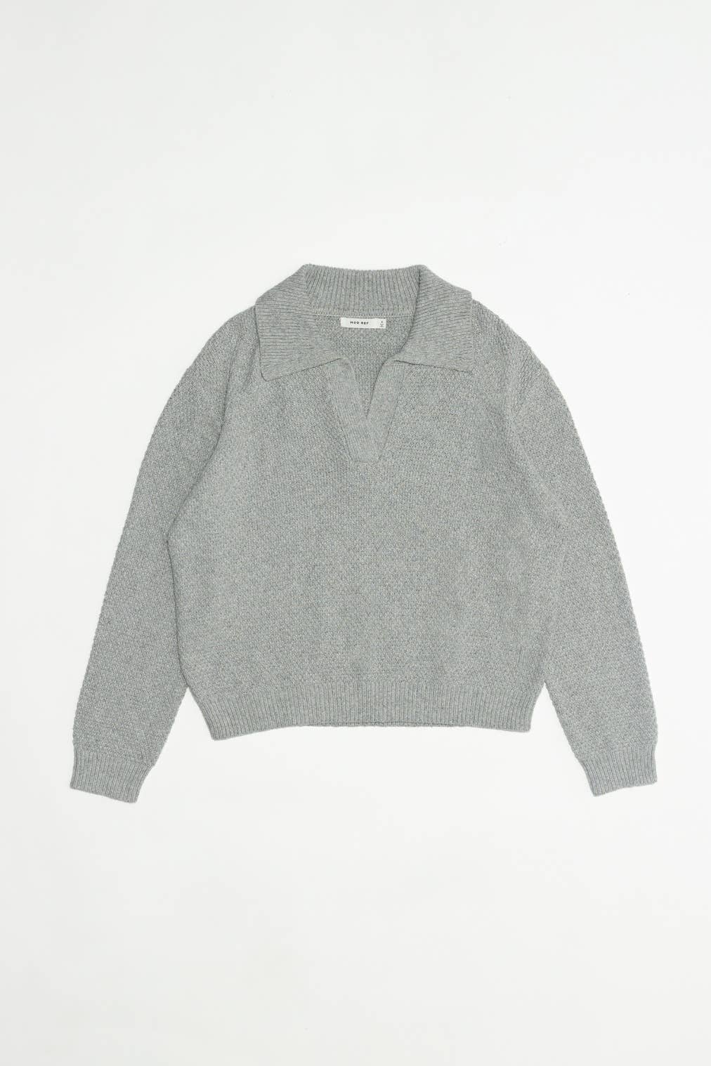 MOD REF - Wholesale Knit Sweater - Women's - The Archie Sweater | Polo Collared Knit Sweater26