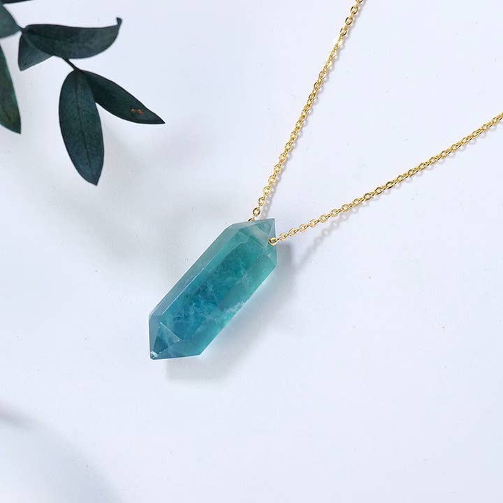 Moon Rituals - Wholesale Pendant/charm necklace - Elegant Crystal Necklace with Gold Chain, Christmas Crystal Gift1