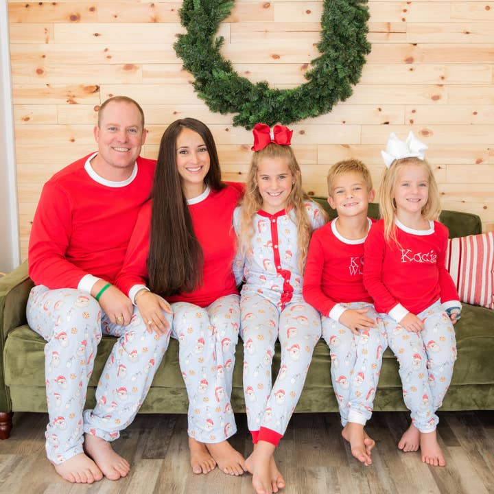 Love That Cotton - Wholesale Sleepwear Set - Kids - Two Piece Christmas Jammies - COOKIES FOR SANTA