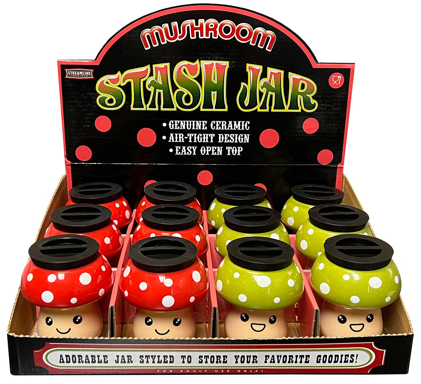 Streamline - Wholesale Jar - Mushroom Jars3