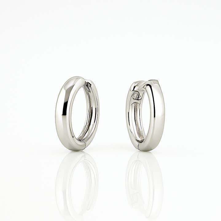 Sedy Jewelry - Wholesale Hoop Earrings - Hypoallergenic Small Hoop Earrings – 14K Gold , Rose & White Gold5