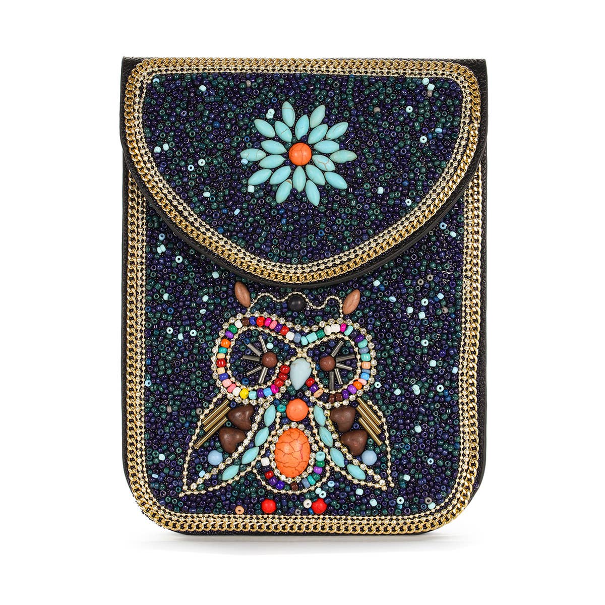 22 Tote - Vendita all'ingrosso Borsa a tracolla - Donna - Borsa a tracolla per cellulare in pelle vegana con perline9