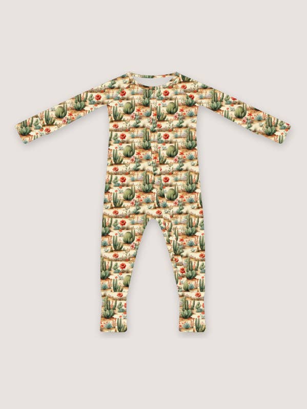 (PREORDER) Bamboo Loungewear | Cactus Collage for wholesale by Bleu & Co