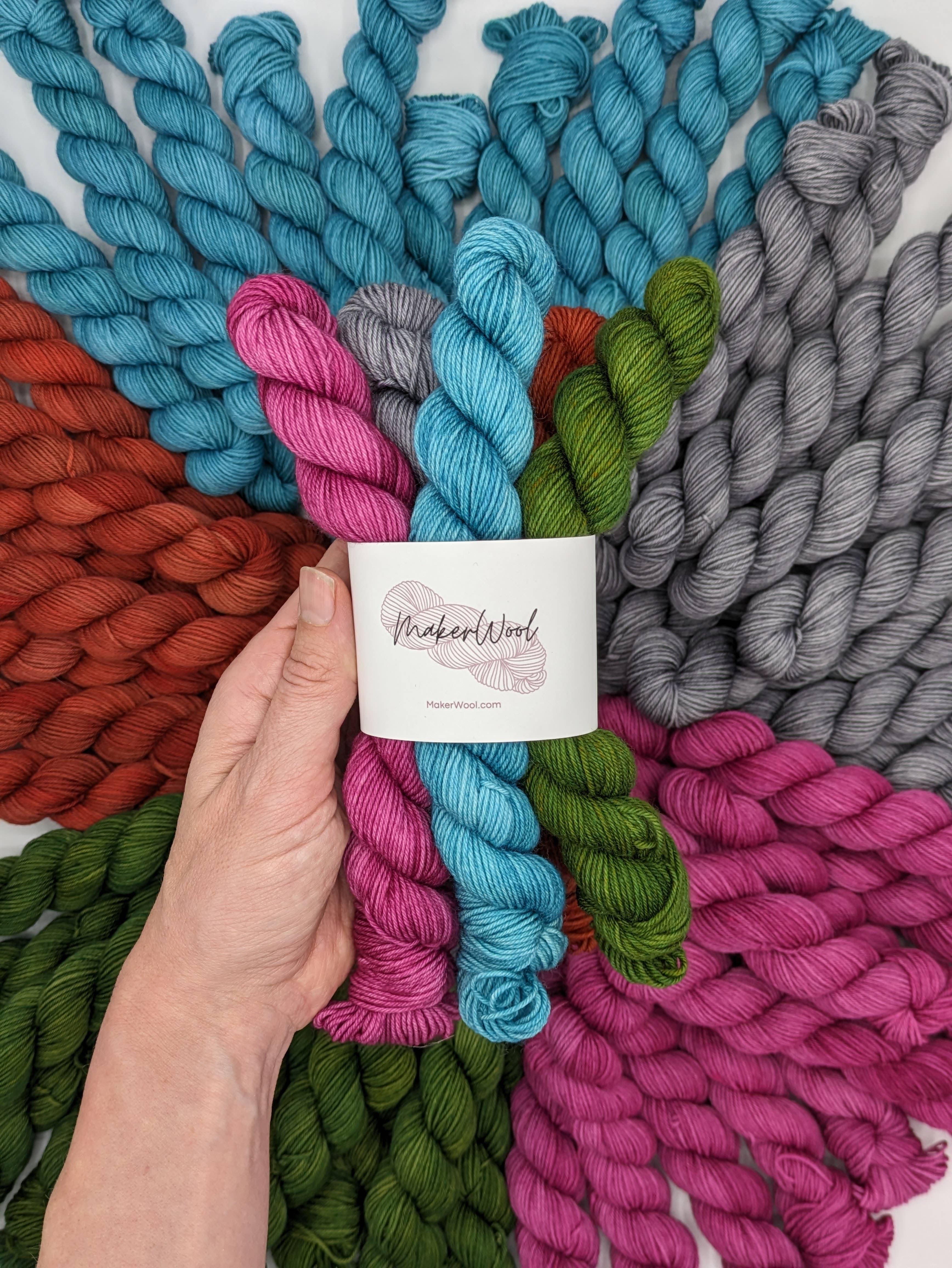 MakerWool – wholesale Garn – Mini Garn Skein Set3