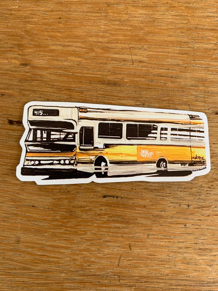 Adhesivo San Francisco Muni Bus para venta al por mayor de New Skool
