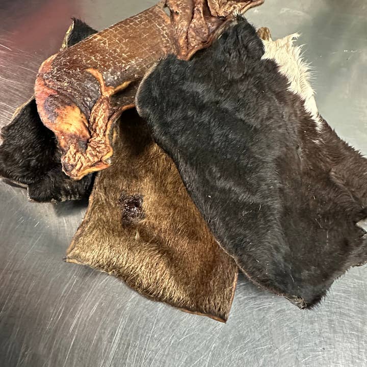 Cow Hide Flats  for wholesale by Tapia raw meats for pet food