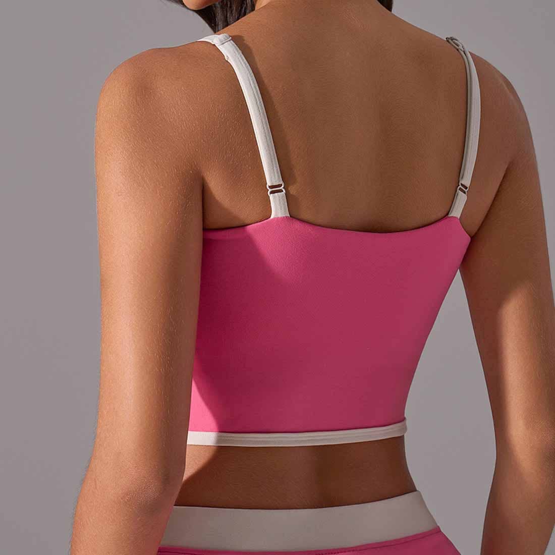Sodalemon - Wholesale Sports Bra - Women's - Women High Support Sports Top: Color Block Training Tank7