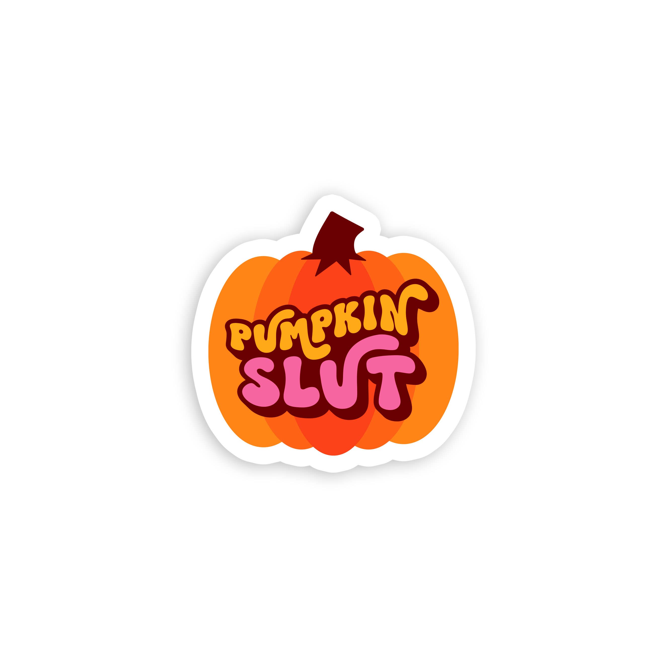 Krystan Saint Cat - Wholesale Sticker - Pumpkin Slut Mini Sticker1