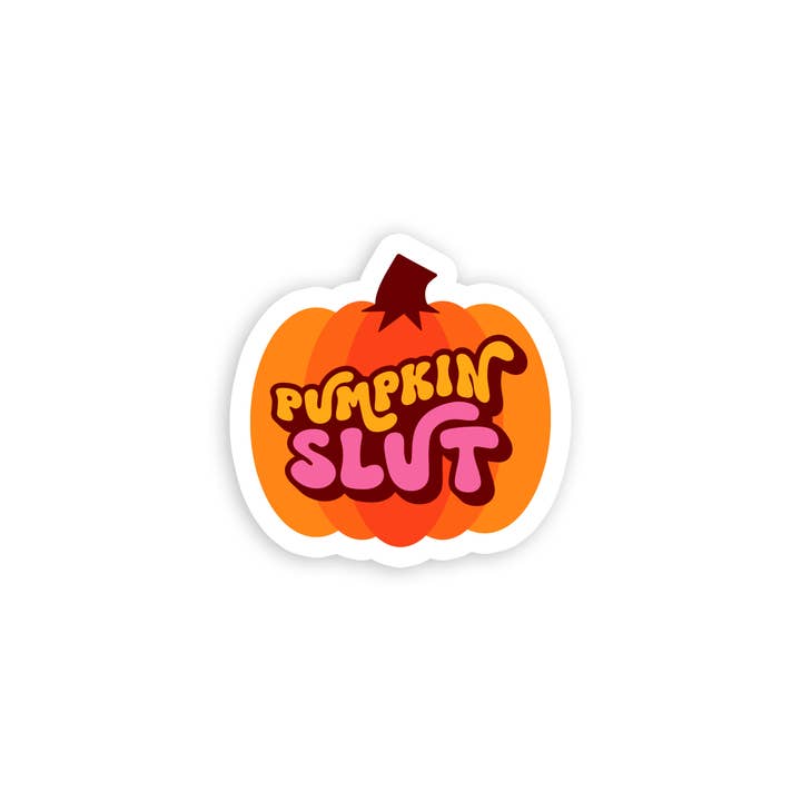 Krystan Saint Cat - Wholesale Sticker - Pumpkin Slut Mini Sticker1