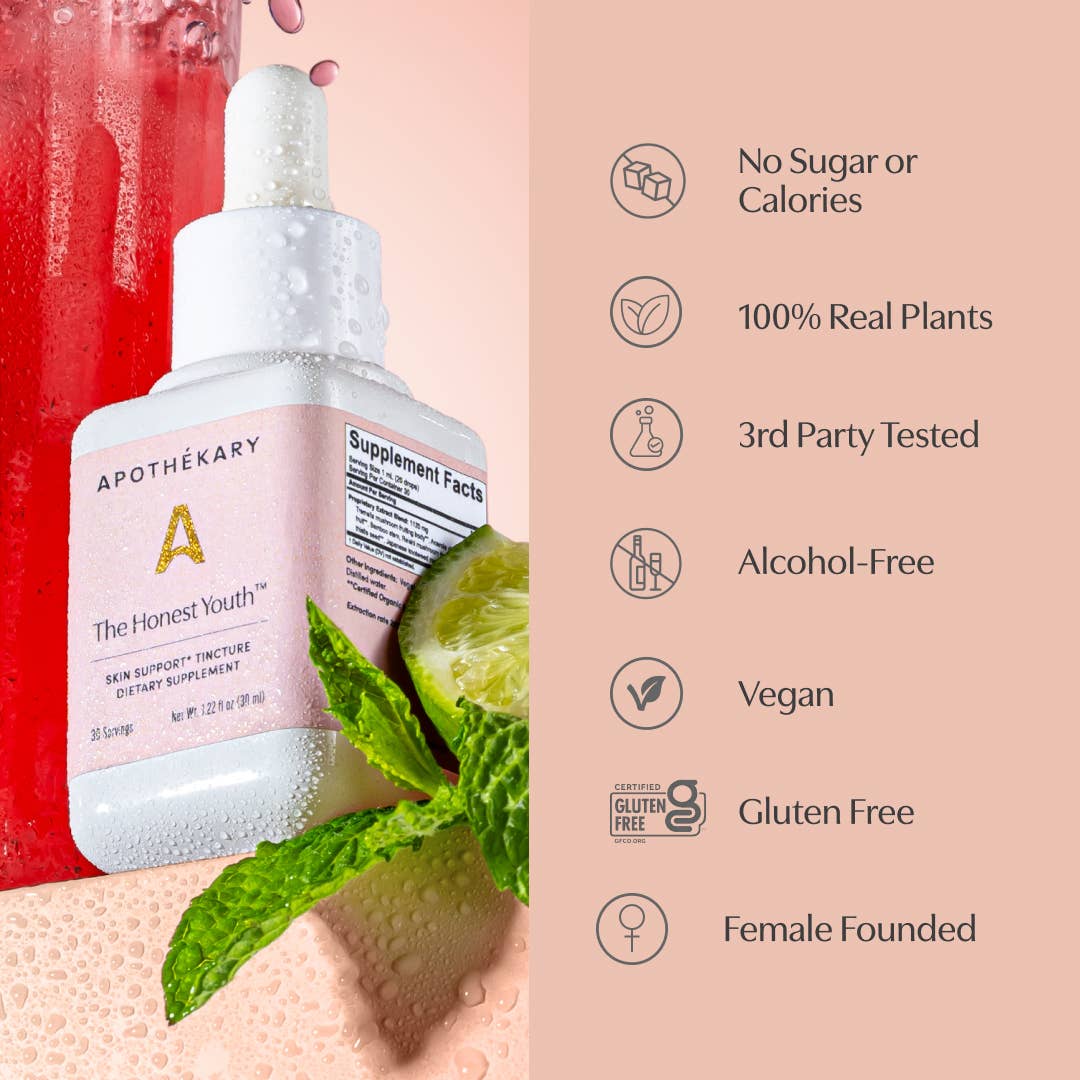 Apothékary - Wholesale Oral Supplement/Vitamin - The Honest Youth™ for skin & anti-aging collagen drops8