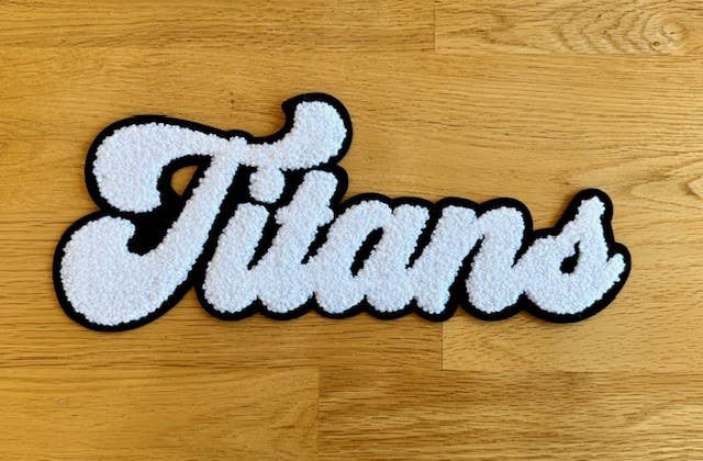 SHY Designs, LLC - Wholesale Patch - School Mascot Chenille Patches - Patch with Adhesive10