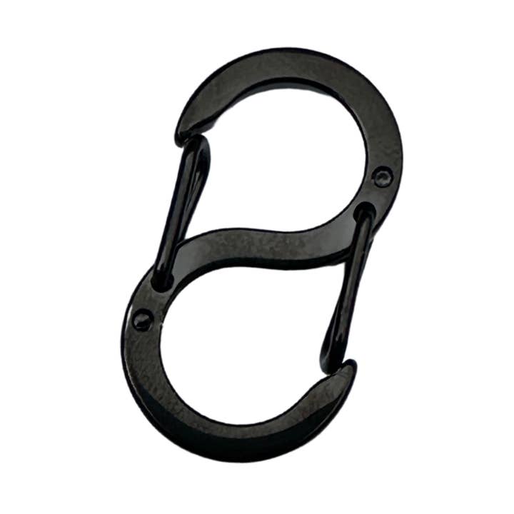 Besties Pets – Porta-chaves - Unissexo por atacado – Clip mosquetão S-Biner preto extra pequeno0