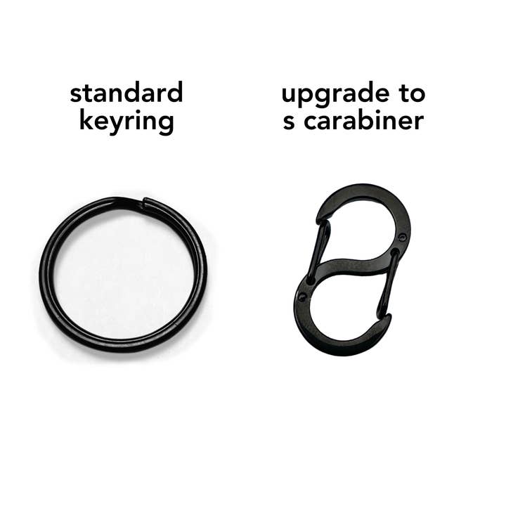 Extra-Small Black S-Biner Carabiner Clip for wholesale by Besties Pets
