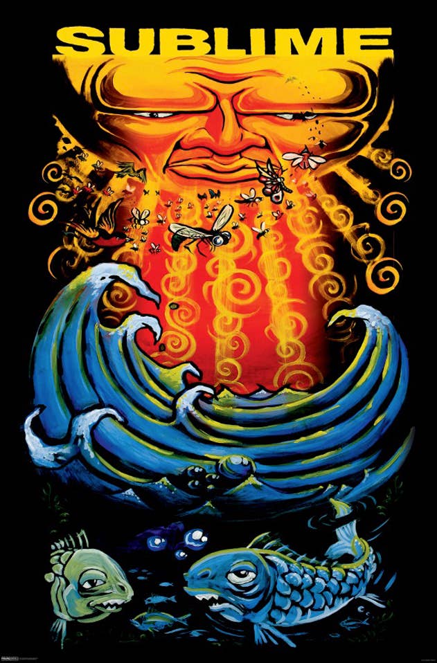 Pyramid America - Wholesale Poster - Sublime - Sun & Fish 24x36 Poster0