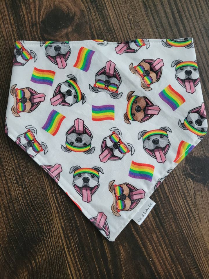Pride Bulls bandana for wholesale by Life of Daisy Co.