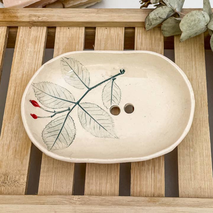 Ina Soap Dish (Small) - Rosehip for wholesale by NaturoTheke