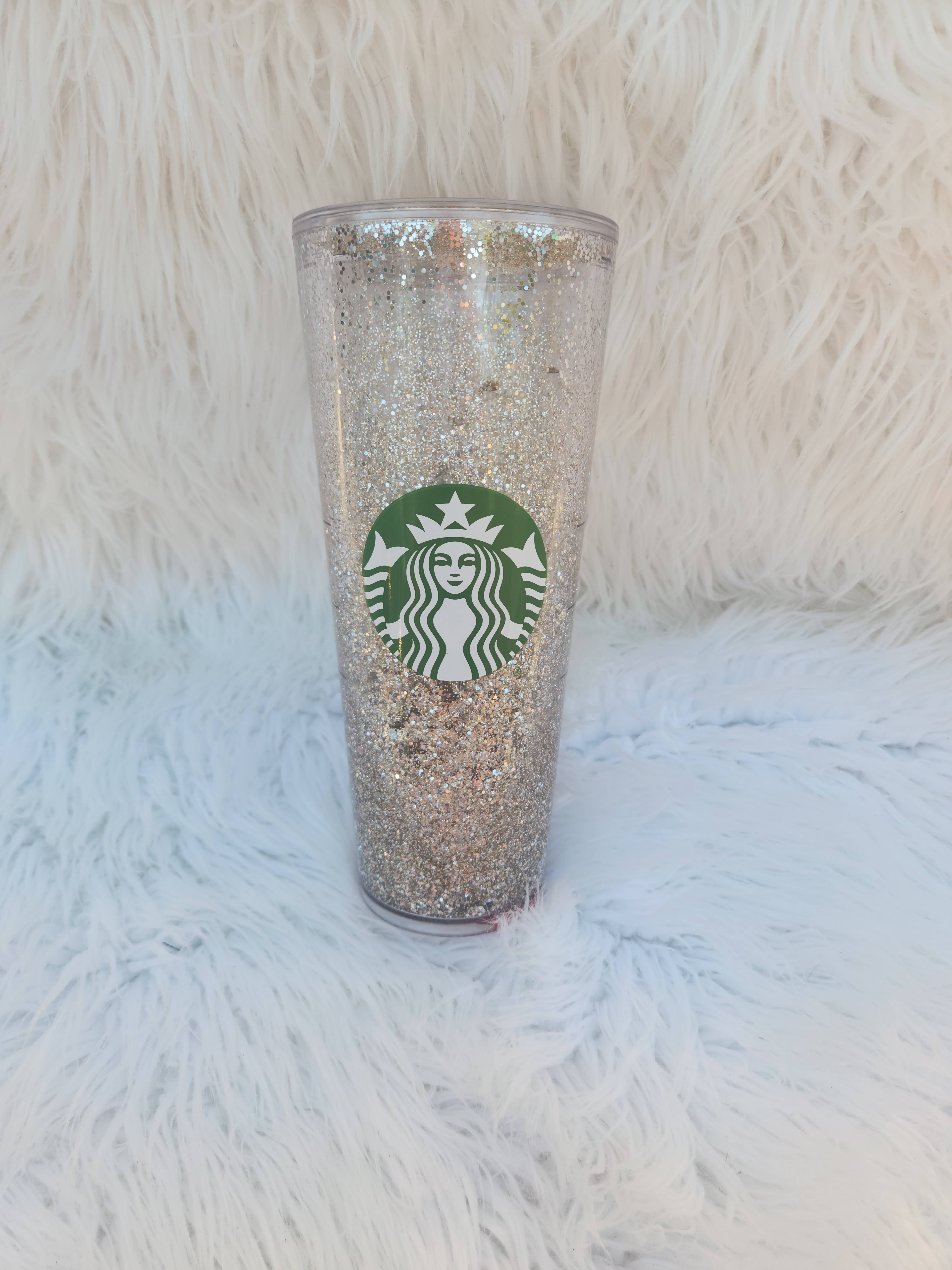 GDesignstees – wholesale Insulated mug/tumbler – Silver Sparkle Snowglobe Tumbler, Glitter Tumbler, Coffee Mu1