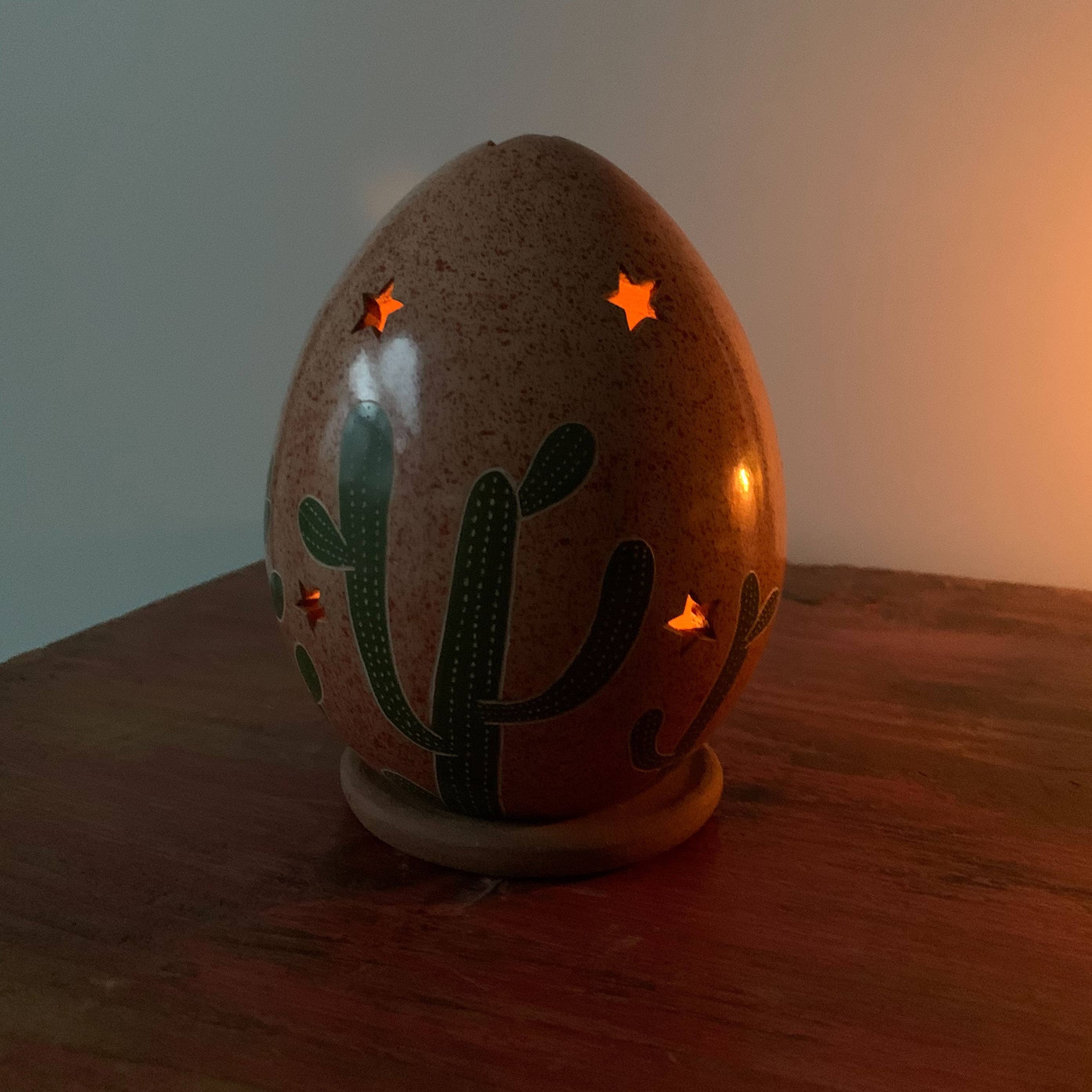 Women of the Cloud Forest - Wholesale Decorative Tabletop Object - Cactus Luminary1