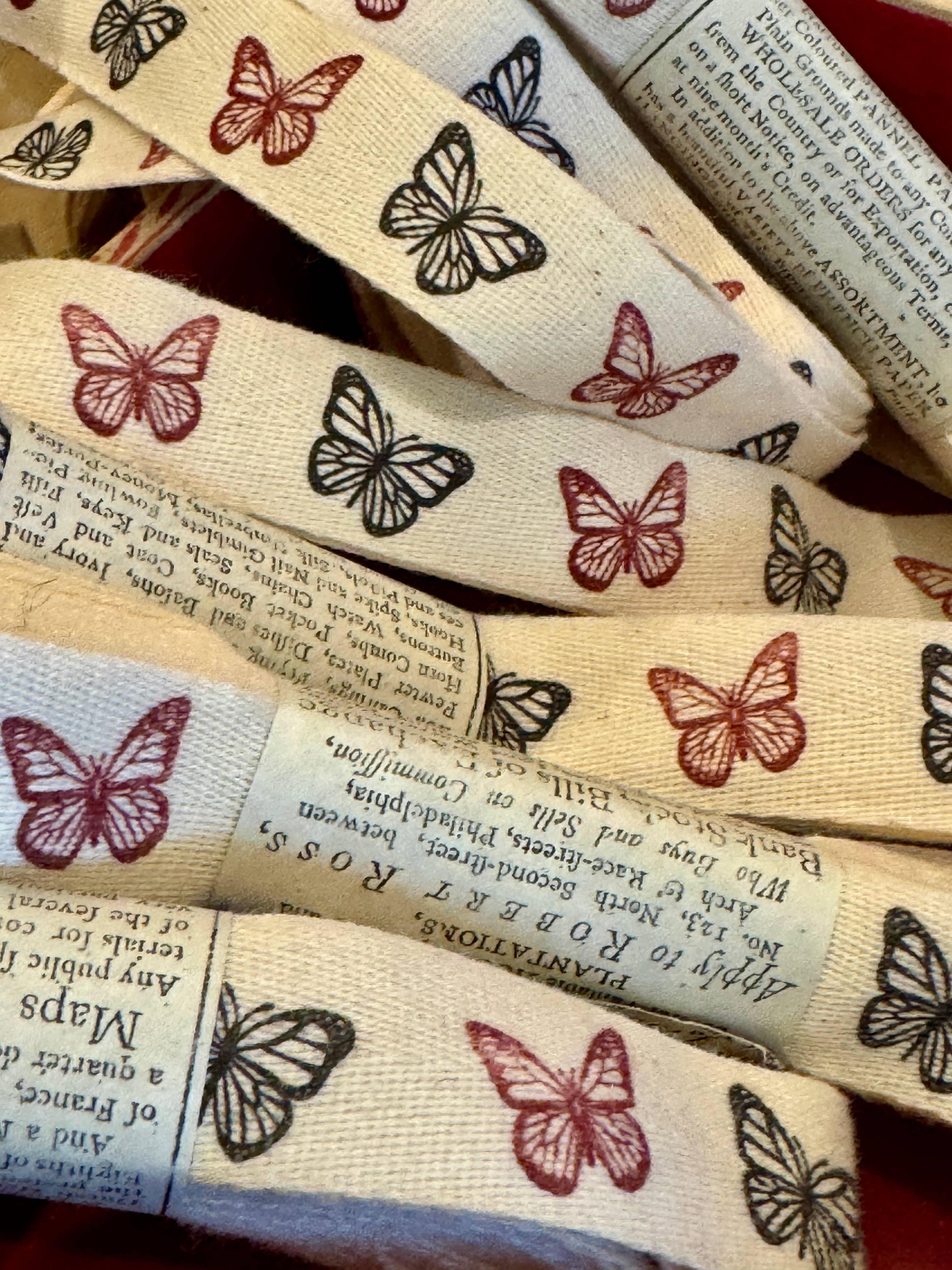 Monahan Papers - Wholesale Ribbon - Gift Wrapping - Butterfly Ribbon - 5 yds 1