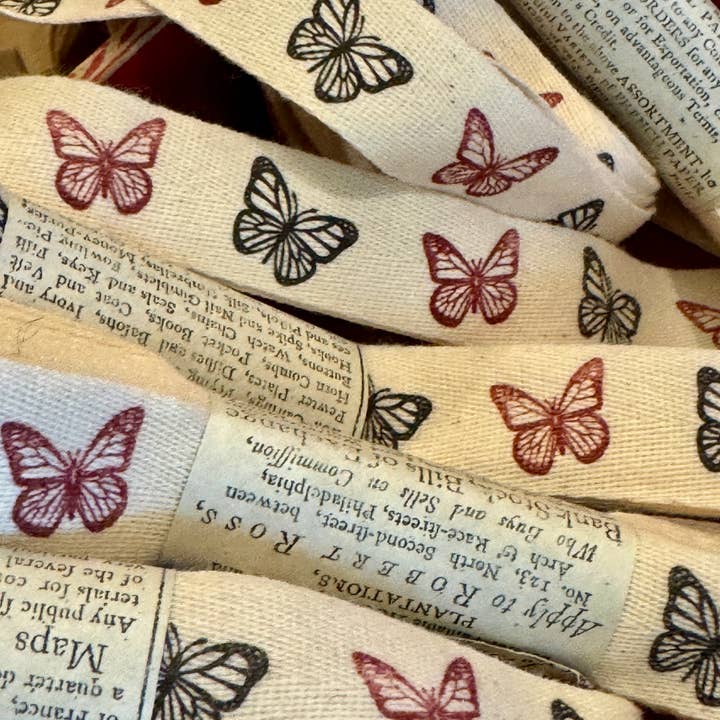 Monahan Papers - Wholesale Ribbon - Gift Wrapping - Butterfly Ribbon - 5 yds 1
