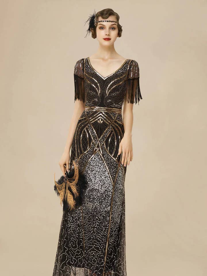 Mermaid Hem Maxi Bodycon Cocktail Dress for wholesale by BABEYOND