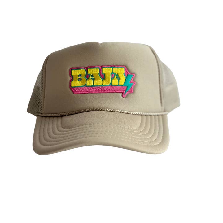 Baja Patch Trucker Hat for wholesale by Local Beach