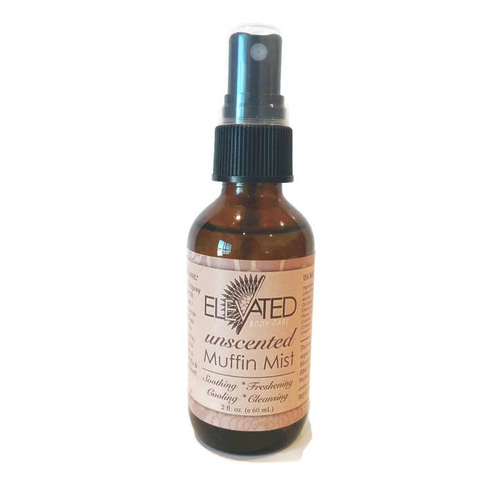 Taylor's Naturals - Wholesale Feminine/Menstrual Support Drops - ELEVATED * Muffin Mist Natural Feminine Spray - Glass Bottle