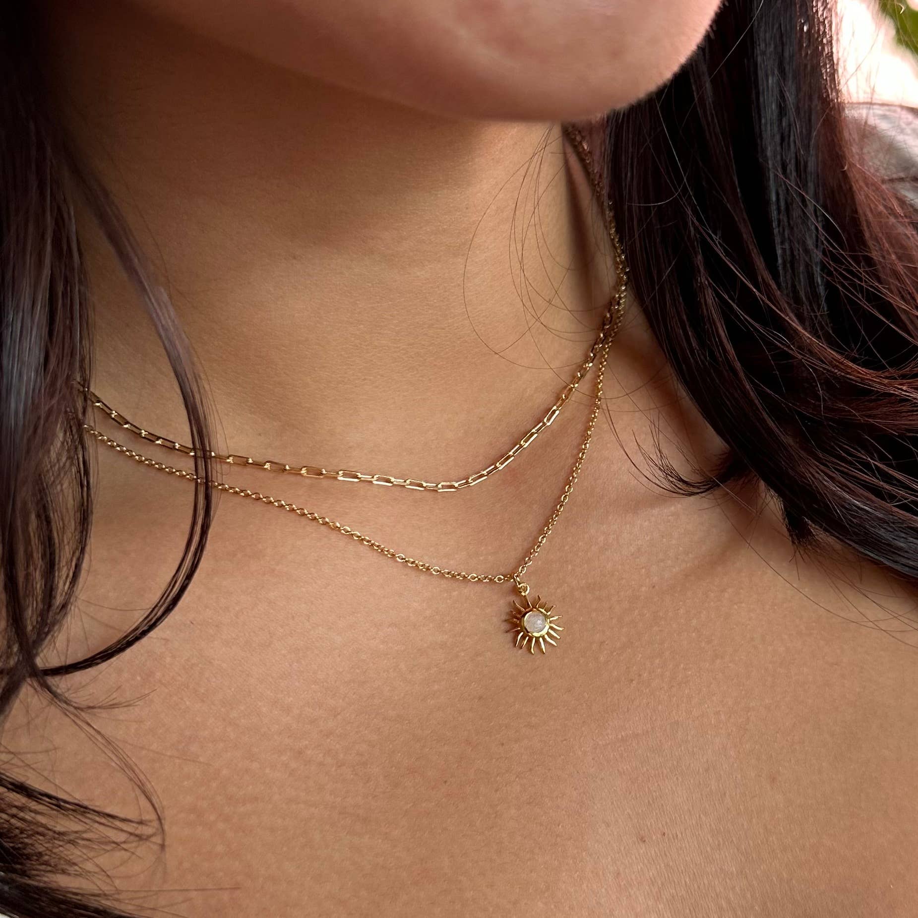 Something Silver - Wholesale Link & Chain Necklace - 2.2mm Gold-filled Short Paperclip Chain1