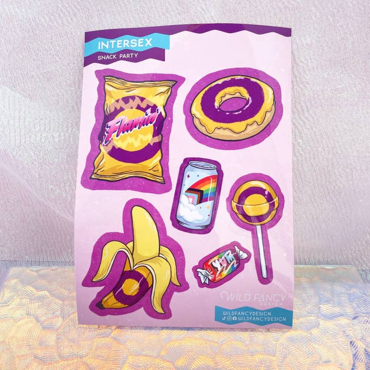 Intersex Snacks klisterark for engroshandel hos Wild Fancy Design