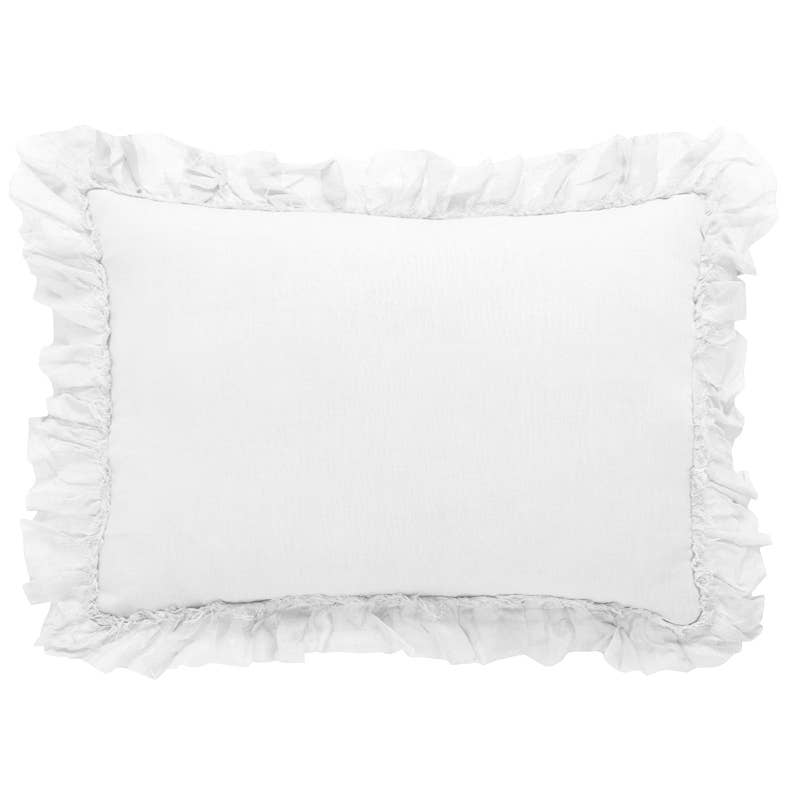 India's Heritage - Wholesale Duvet Cover - Belgian Linen Duvet Cover and Shams, White2