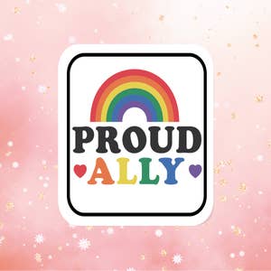 Proud to be Queer Pride Sticker – GirlsPrintingHouse
