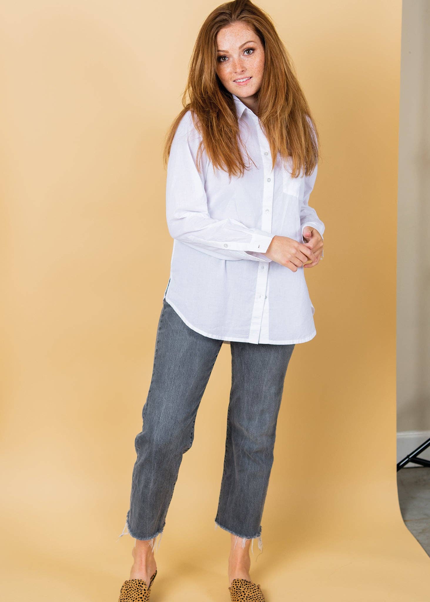 Klassisk Hvid God Kæreste Skjorte - Klassisk Hvid for engroshandel på Faire0