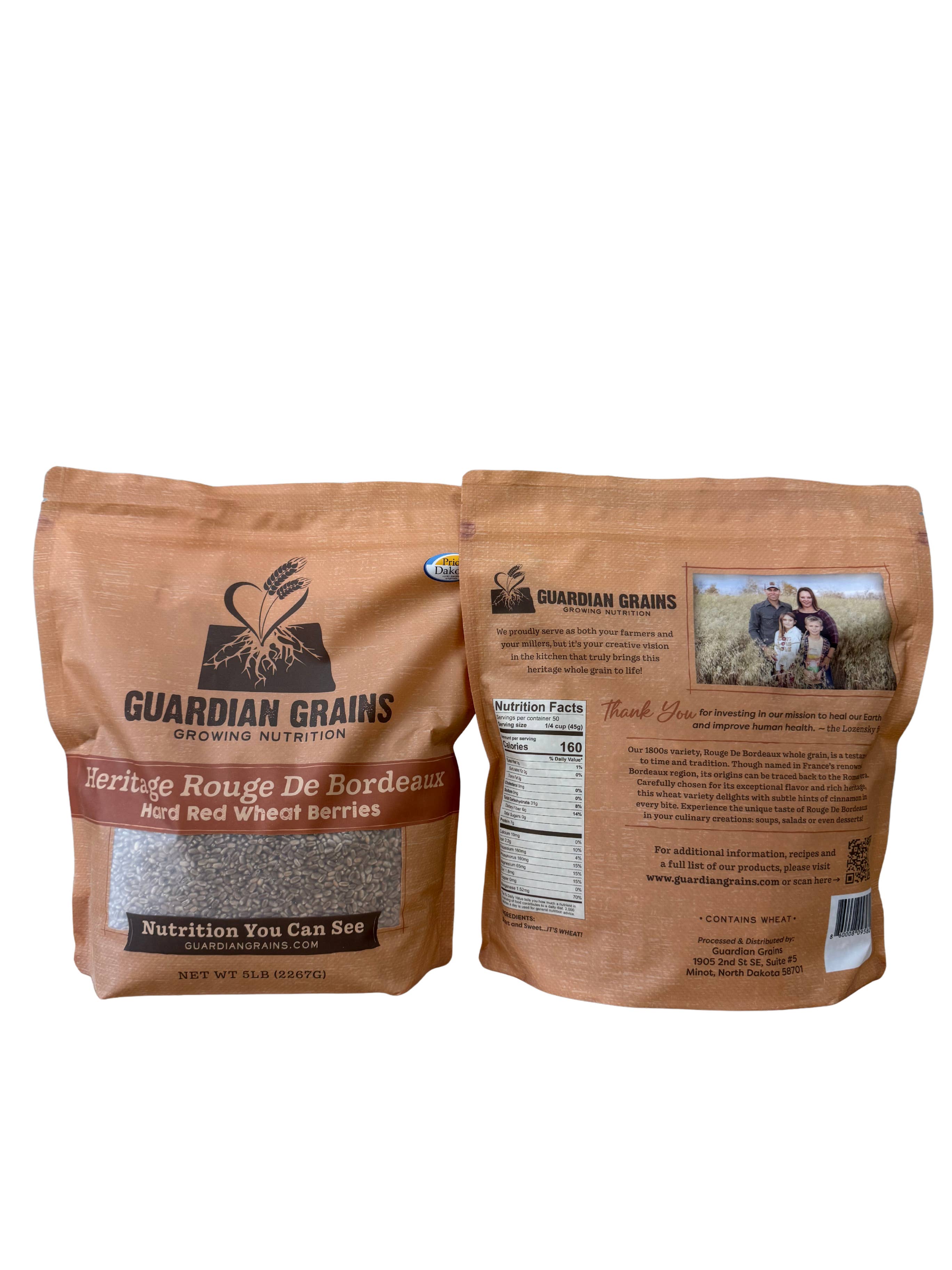 Guardian Grains - Vente Farines - Baies de Blé Rouge De Bordeaux