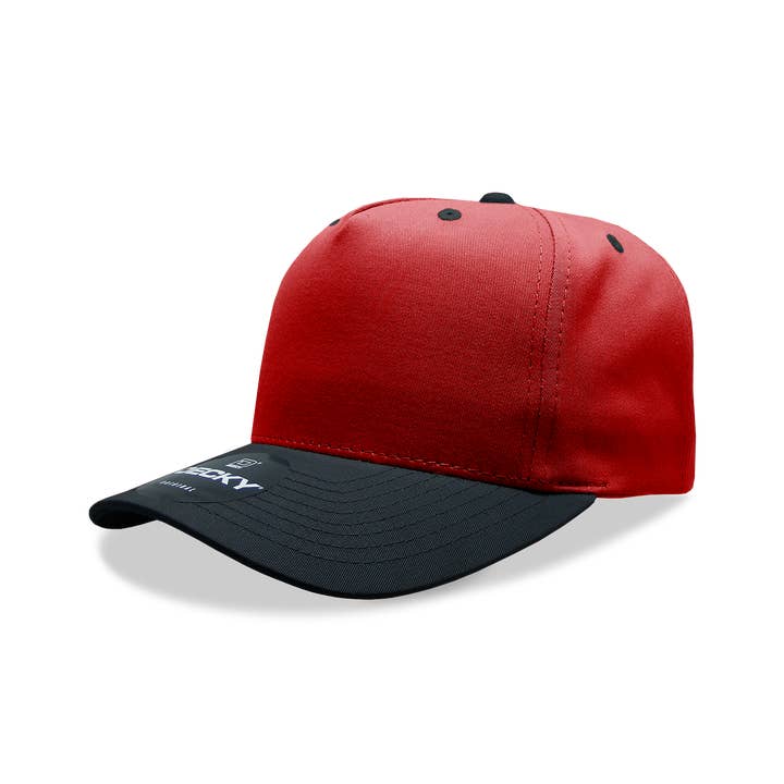 The Park Wholesale - Vente Casquette de baseball – unisexe - Decky 6024 - Casquette structurée en mélange de coton et de polyester à 5 panneaux à profil moyen - 60248
