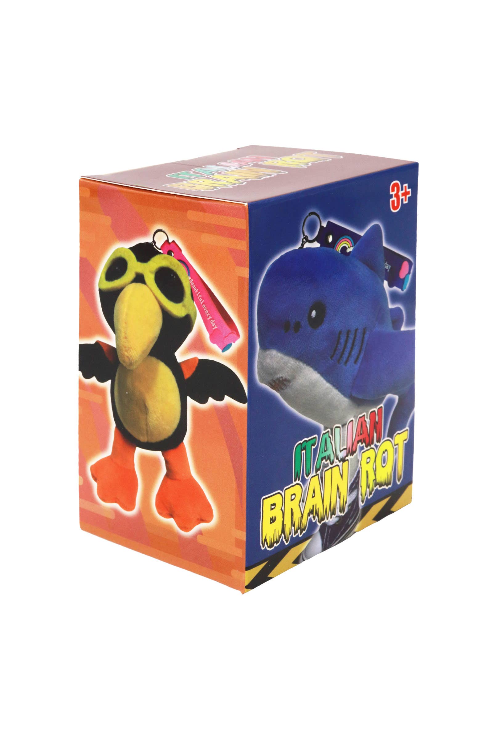 ASSORTED Brain Rot Plushie Wristlet Mystery Box - 6 Pcs for wholesale on Faire4