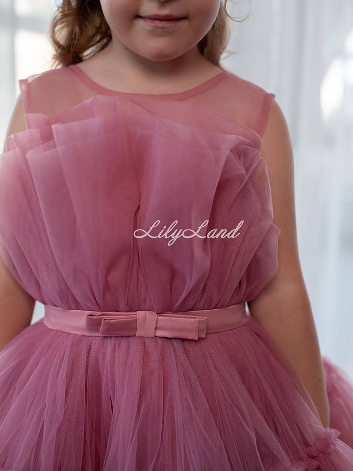 Lilyland – wholesale Mommy & me-set – Barbie Tulle klänningar för mamma och dotter med tåg