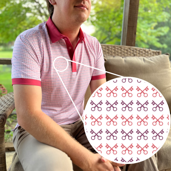 Sock Religious - Wholesale Polo - Men's - Keys to the Kingdom Catholic Men's Performance Polo1