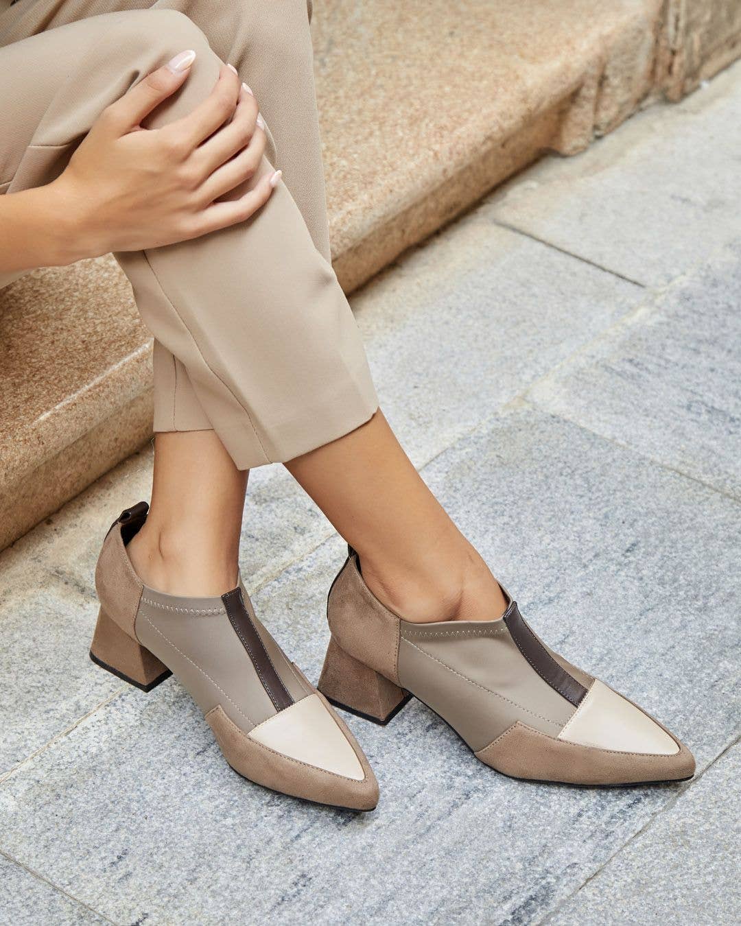 SWEET MAGIC MODA Y COMPLEMENTOS - Wholesale Low Heels - Women's - BASIC SQUARE HEEL SHOE4