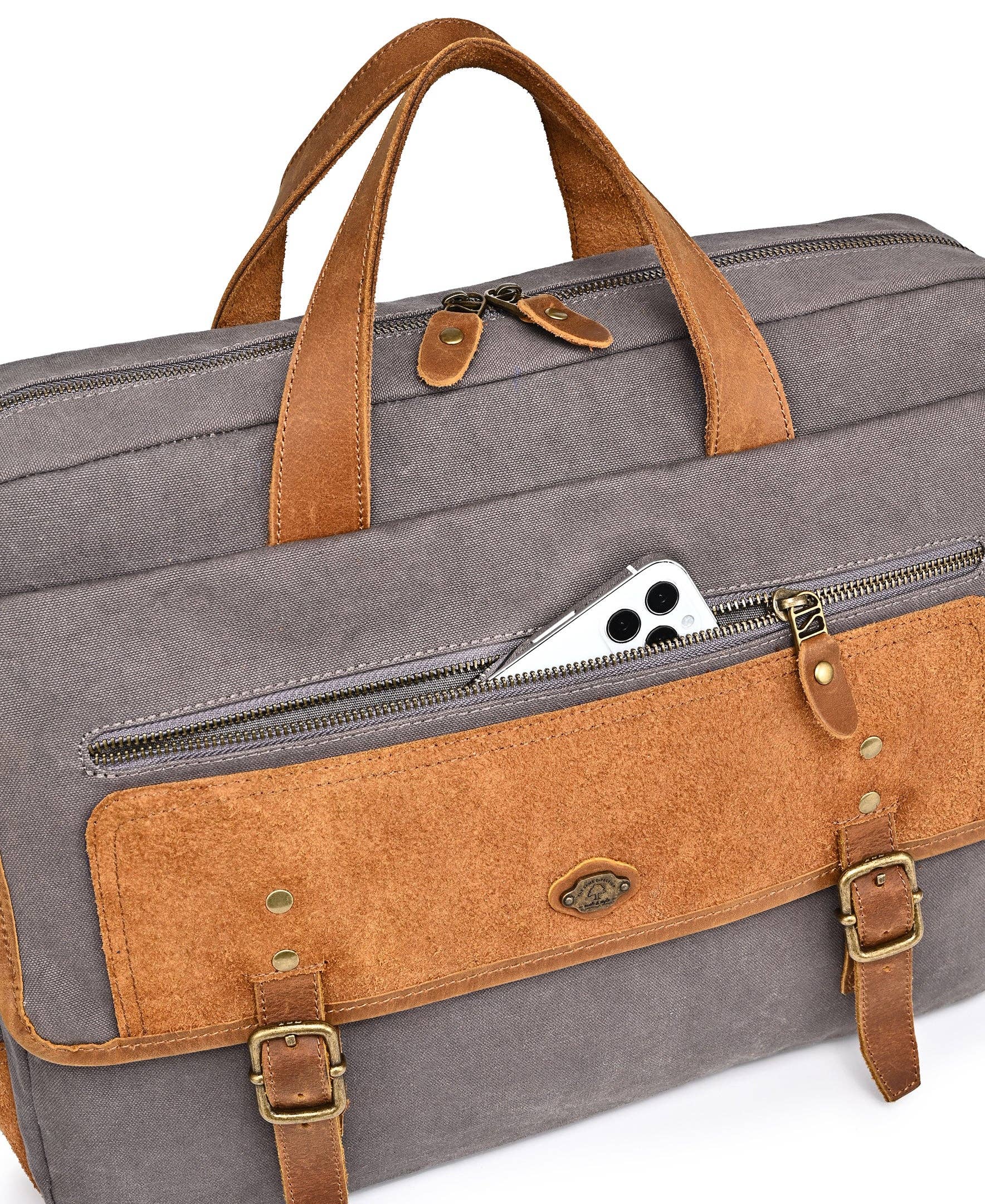 TSD Brand – wholesale Briefcase – Unisex – Valley Oak Canvas Brief Bag25