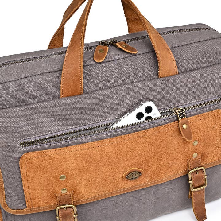 TSD Brand – wholesale Briefcase – Unisex – Valley Oak Canvas Brief Bag25