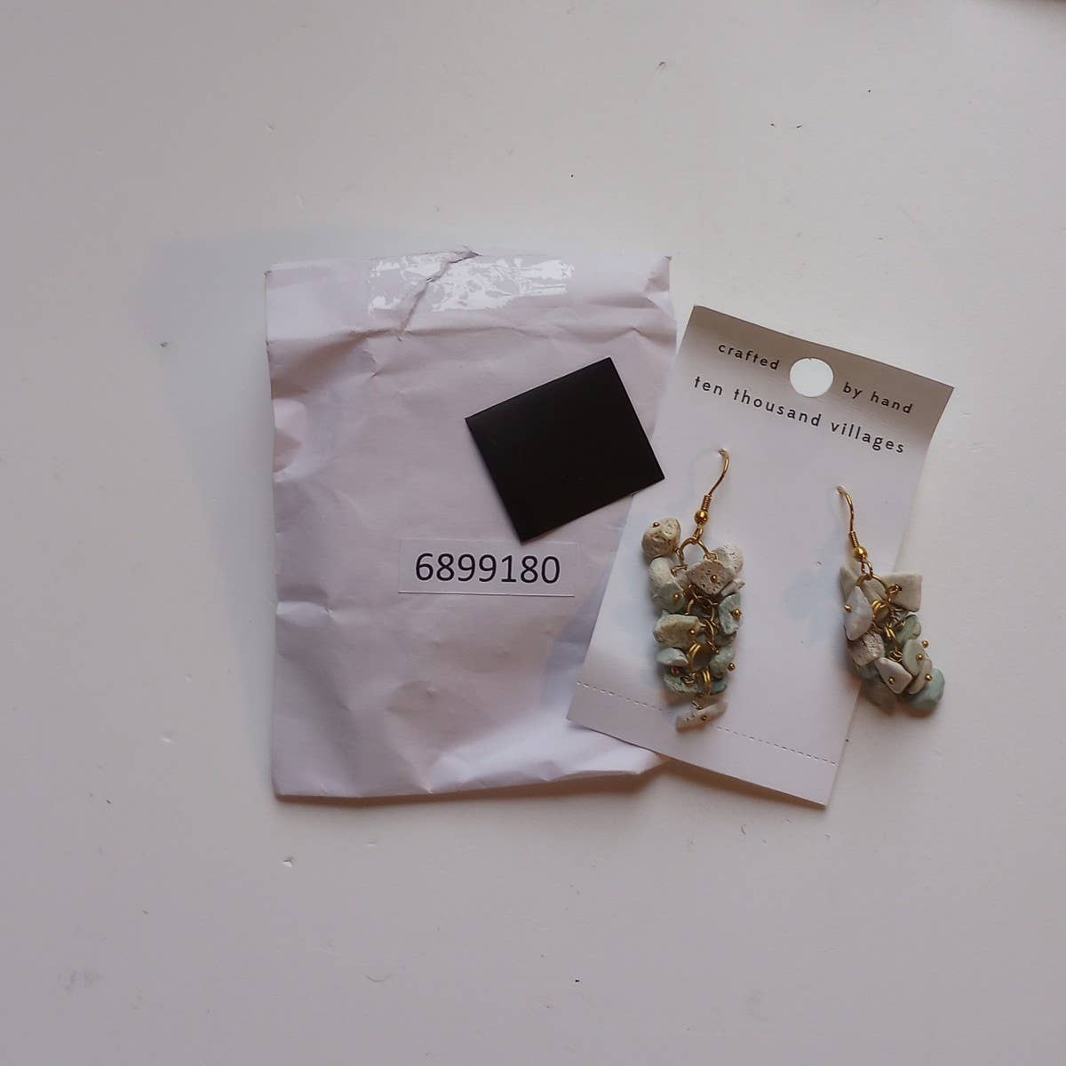 Ten Thousand Villages - Wholesale Dangle Earrings - Kali Turquoise Cluster Dangle Earrings4