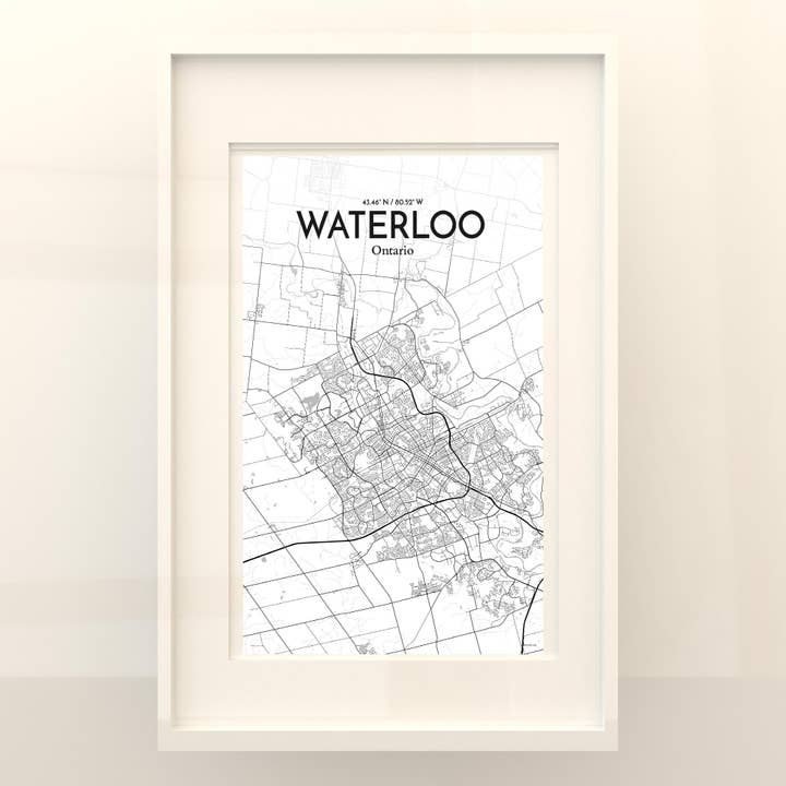 OurPoster.com - Wholesale Poster - Waterloo City Map Poster49