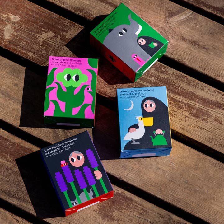 Hellenic Farms - Wholesale Tea Bags - Yiayia and Friends Greek Organic Olympus Mountain Tea 2